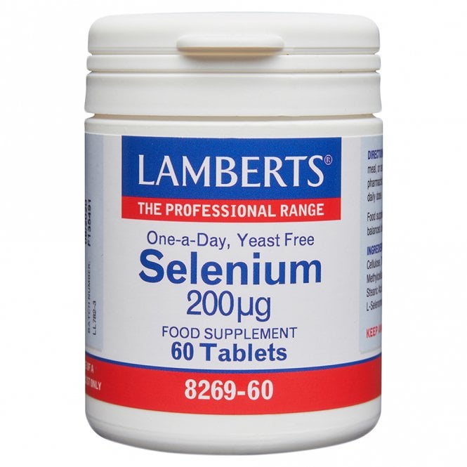 LAMBERTS Selenium - 60 x 200µg Tablets