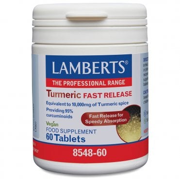 LAMBERTS Turmeric Fast-Release - 60 Tablets