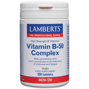 LAMBERTS Vitamin B-50 Complex - 120 Tablets