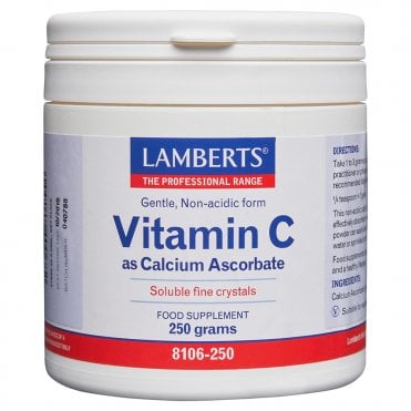LAMBERTS Vitamin C as Calcium Ascorbate  - 250g Crystals
