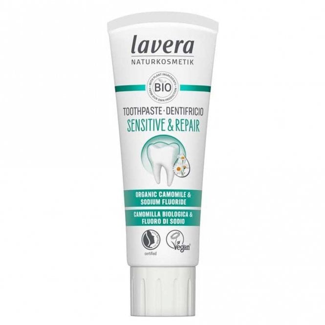 lavera Sensitive Repair Toothpaste with Chamomile & Fluoride - 75ml