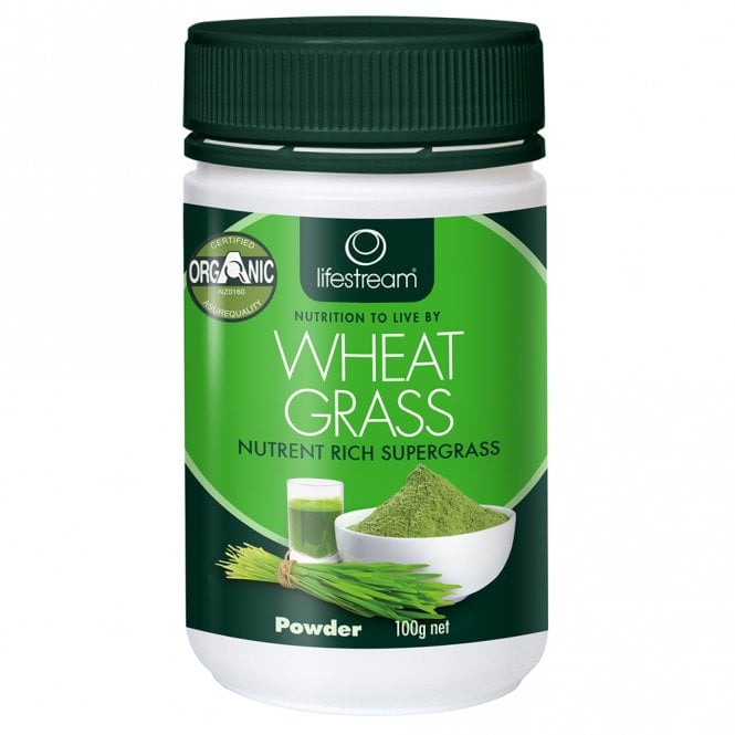 Lifestream Organic Wheat Grass - 100g Powder