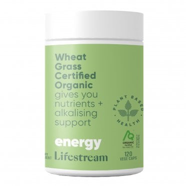 Lifestream Organic Wheat Grass - 120 Vegicaps