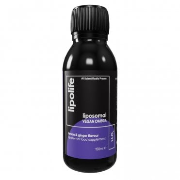 Lipolife Lemon & Ginger Liposomal Vegan Omega - 150ml
