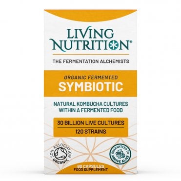 Living Nutrition Organic Fermented Symbiotic - 60 Capsules