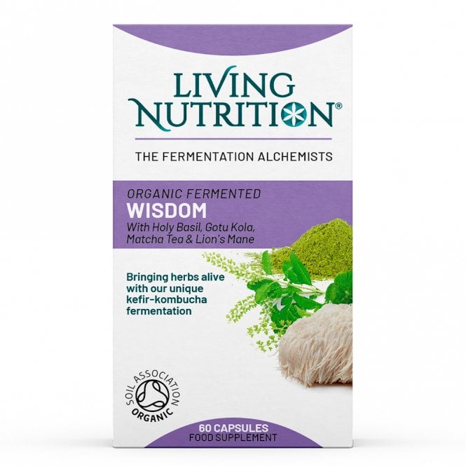 Living Nutrition Organic Fermented Wisdom - 60 Capsules