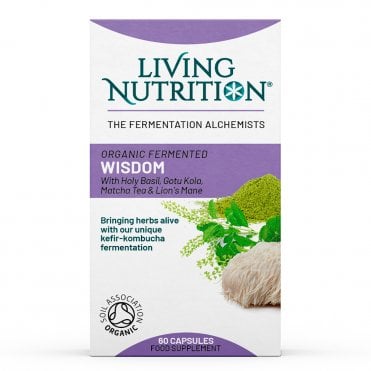 Living Nutrition Organic Fermented Wisdom - 60 Capsules