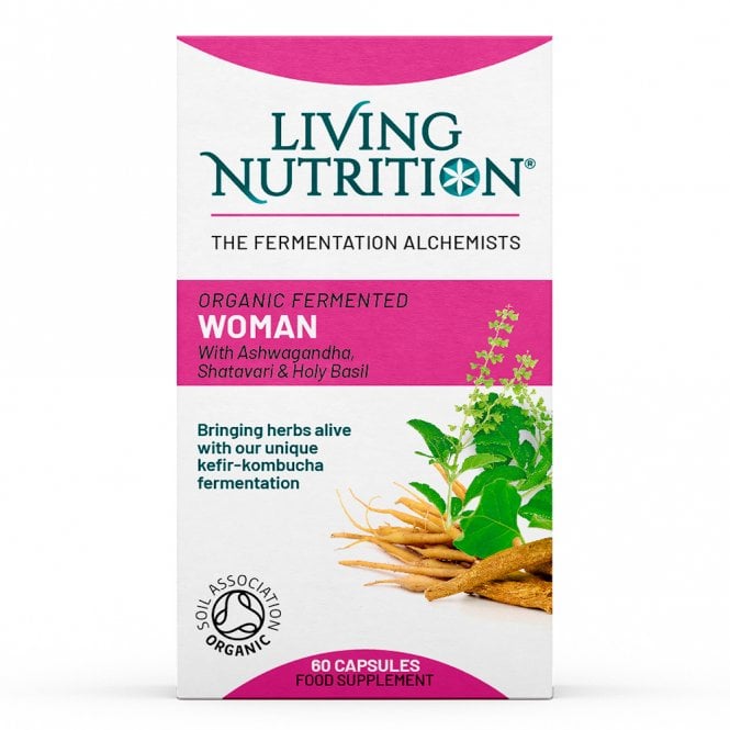 Living Nutrition Organic Fermented Woman - 60 Capsules