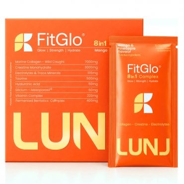 LUNJ FitGlo Mango and Pineapple 8-in-1 Complex - 14 Sachets