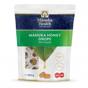 Manuka Health MGO 400+ Manuka Honey Drops Propolis - 250g - 58 Drops