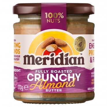 Meridian Fully Roasted Crunchy Almond Butter - 170g