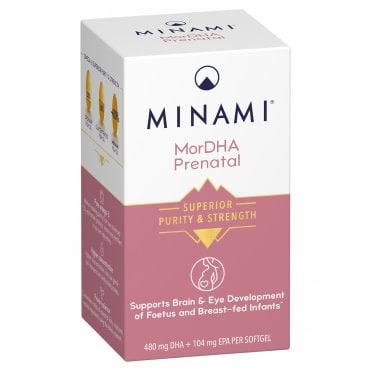 MINAMI MorDHA Prenatal - Omega 3 - 60 Lemon Softgels
