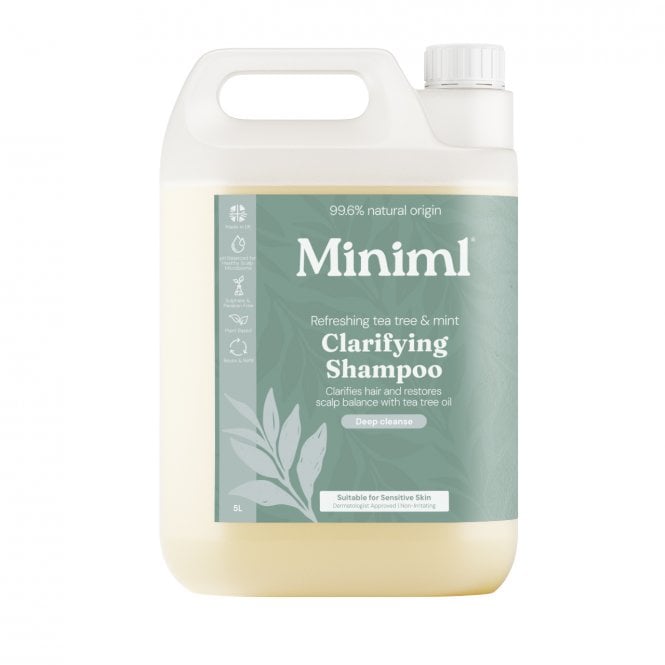 Miniml Refreshing Tea Tree & Mint Clarifying Shampoo - 5 Litre