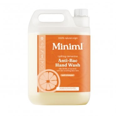 Miniml Uplifting Clementine Anti-Bac Hand Wash - 5 Litre