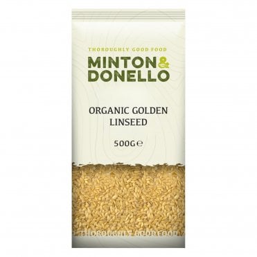 Minton & Donello Organic Golden Linseed - 500g