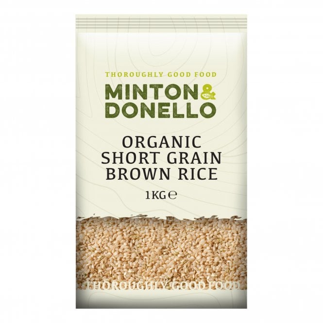 Minton & Donello Organic Short Grain Brown Rice - 1kg