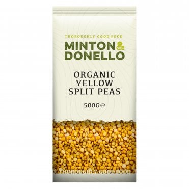 Minton & Donello Organic Yellow Split Peas - 500g