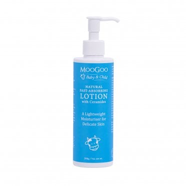 MooGoo Baby & Child Natural Fast-Absorbing Lotion with Ceramides - 200g