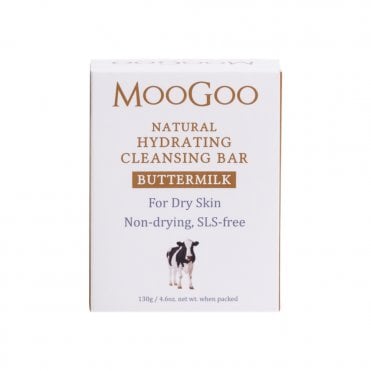 MooGoo Natural Buttermilk Hydrating Cleansing Bar - 130g