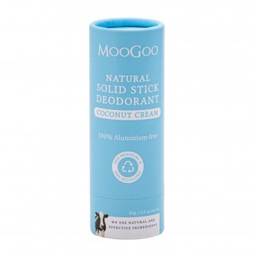 MooGoo Natural Coconut Cream Deodorant Stick - 65g