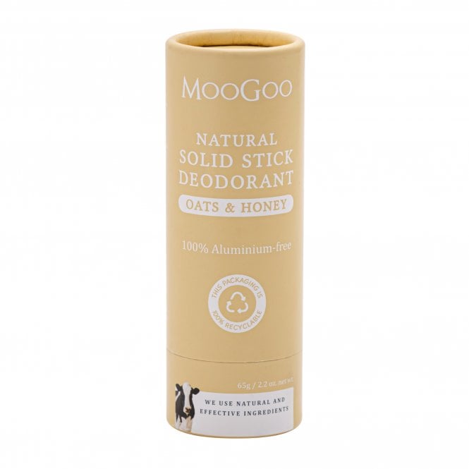 MooGoo Natural Oats & Honey Deodorant Stick - 65g