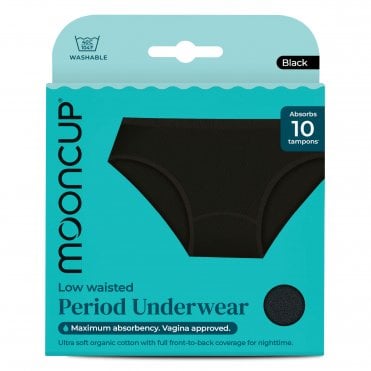 Mooncup Low Waisted Period Underwear - Size 10
