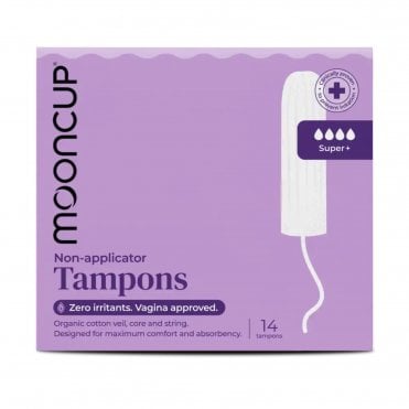Mooncup Super+ Non-Applicator Tampons - 14 Tampons