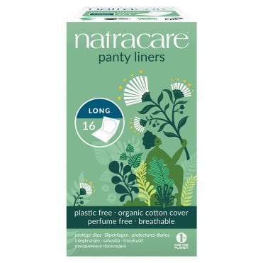 Natracare Panty Liners (Long)- 16 Pack