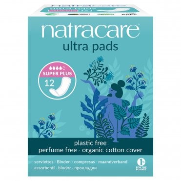 Natracare Ultra Pads (Super Plus) - 12 Pack