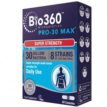 Natures Aid Bio360 Pro-30 Max for Daily Support - 60 Capsules