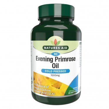 Natures Aid Cold Pressed Evening Primrose Oil - 90 x 1000mg Softgels