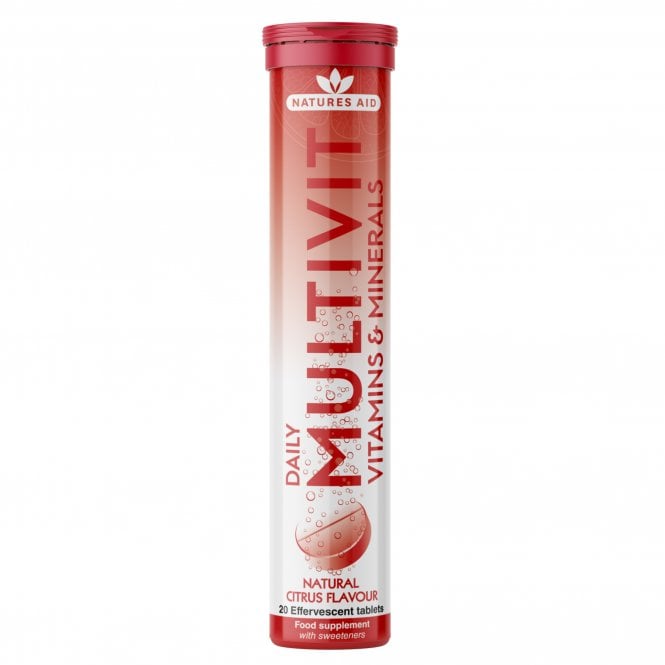 Natures Aid Effervescent Daily Multivit - 20 Tablets
