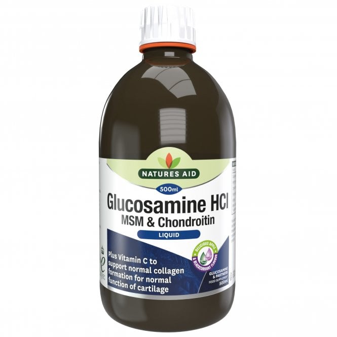 Natures Aid Glucosamine, MSM & Chondroitin Liquid - 500ml