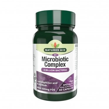 Natures Aid Microbiotic Complex - 60 Capsules