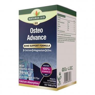 Natures Aid Osteo Advance - 60 Tablets