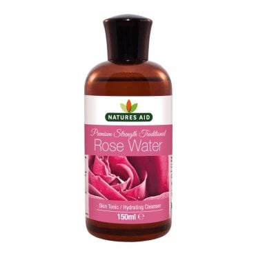 Natures Aid Premium Strength Traditional Rose Water - 150ml