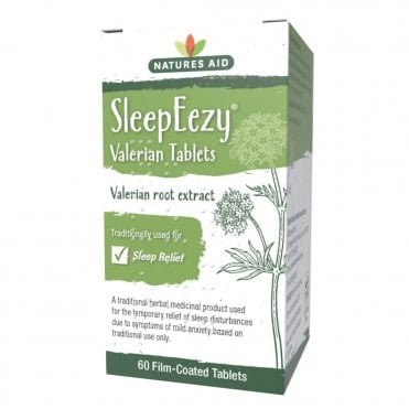 Natures Aid SleepEezy Valerian - 60 Film-Coated Tablets