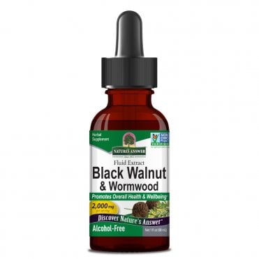 Nature's Answer Alcohol-Free Black Walnut & Wormwood Extract - 30ml