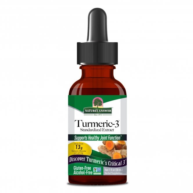 Nature's Answer Alcohol-Free Turmeric-3 Standardised Extract - 30ml