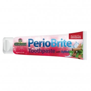 Nature's Answer Fluoride-Free PerioBrite Cinnamint Toothpaste - 113g