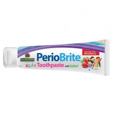 Nature's Answer Fluoride-Free PerioBrite Kids Strawberry Toothpaste - 113g