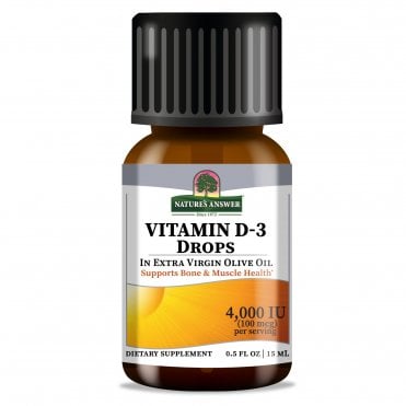 Nature's Answer Vitamin D3 4000 IU - 15ml