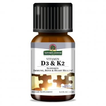 Nature's Answer Vitamin D3 & K2 - 15ml