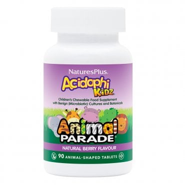 Nature's Plus Animal Parade Acidophikidz - 90 Berry Chewable Tablets
