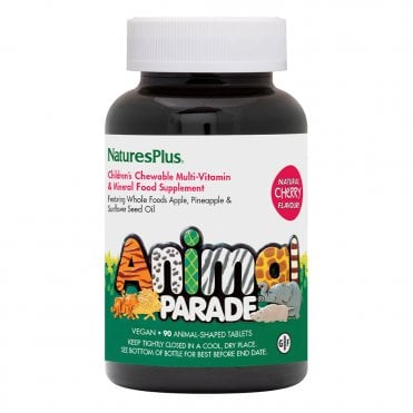 Nature's Plus Animal Parade Multivitamin & Mineral - 90 Cherry Chewable Tablets