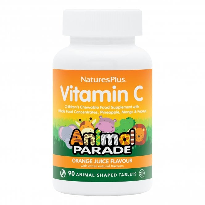 Nature's Plus Animal Parade Vitamin C - 90 Orange Chewable Tablets