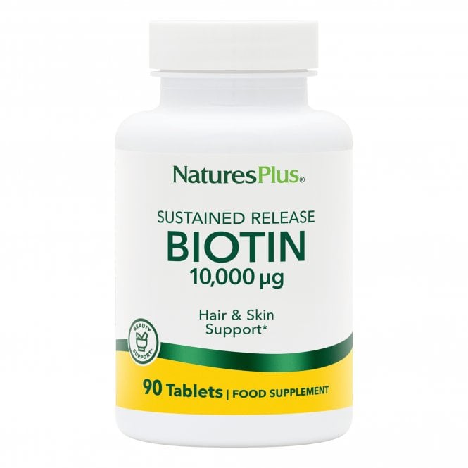Nature's Plus Biotin - 90 x 10,000μg Tablets