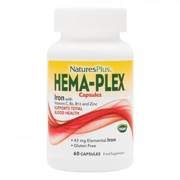 Nature's Plus HEMA-PLEX Capsules - 60 Capsules