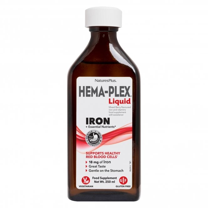 Nature's Plus HEMA-PLEX Iron Liquid - 250ml