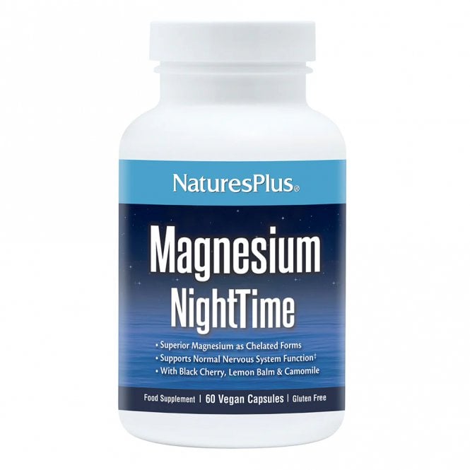 Nature's Plus Magnesium NightTime - 60 Capsules